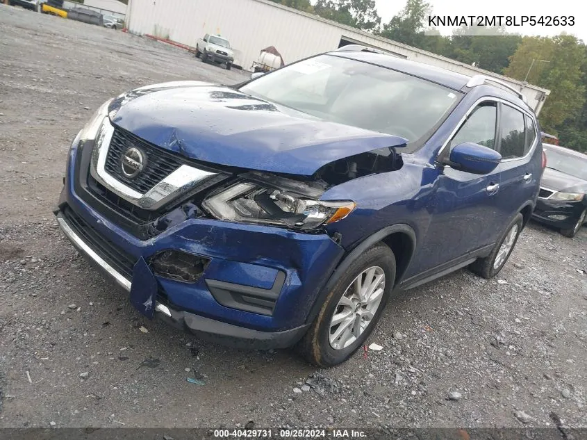 KNMAT2MT8LP542633 2020 Nissan Rogue Sv Fwd