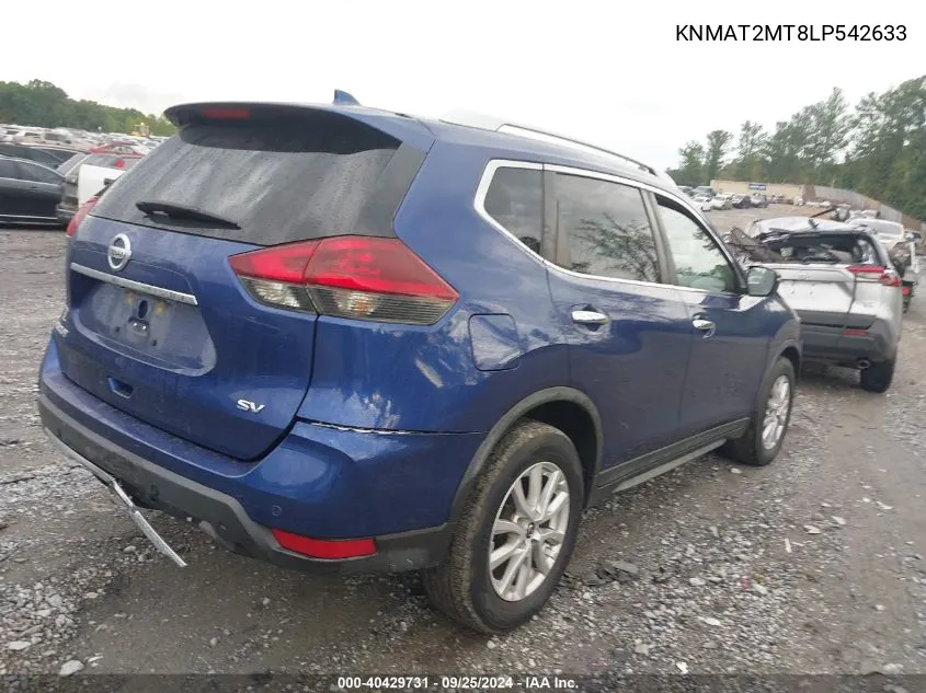 KNMAT2MT8LP542633 2020 Nissan Rogue Sv Fwd