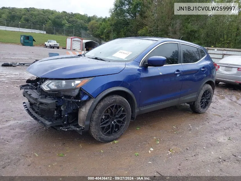 2020 Nissan Rogue Sport S Fwd Xtronic Cvt VIN: JN1BJ1CV0LW259997 Lot: 40436412