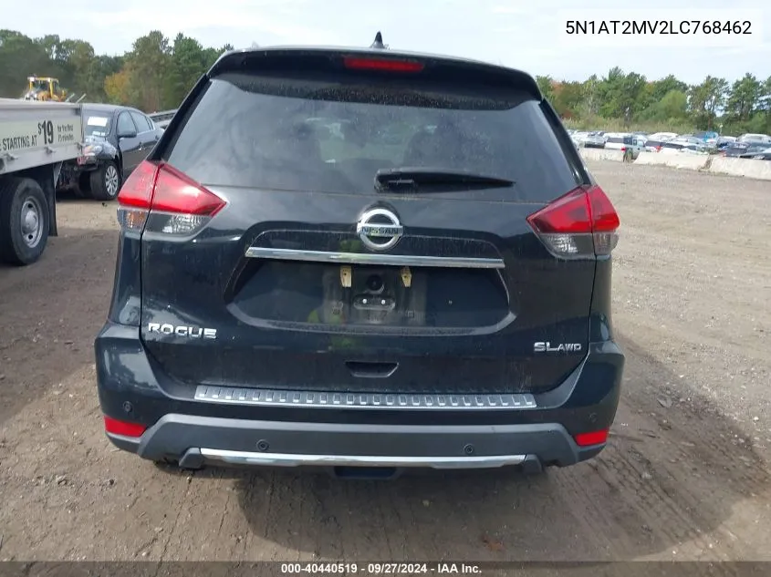 2020 Nissan Rogue Sl Intelligent Awd VIN: 5N1AT2MV2LC768462 Lot: 40440519