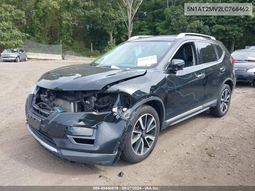 2020 Nissan Rogue Sl Intelligent Awd VIN: 5N1AT2MV2LC768462 Lot: 40440519