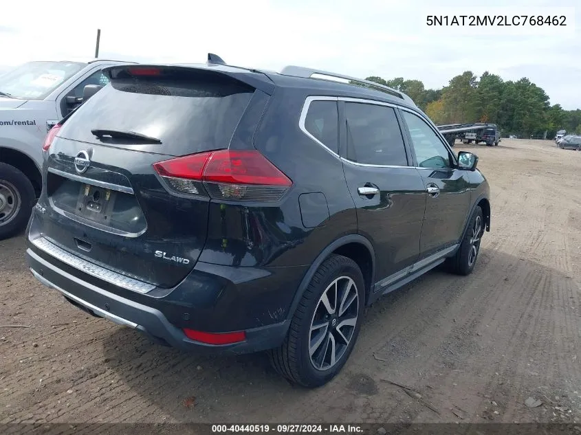 2020 Nissan Rogue Sl Intelligent Awd VIN: 5N1AT2MV2LC768462 Lot: 40440519