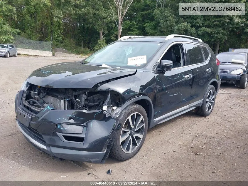 2020 Nissan Rogue Sl Intelligent Awd VIN: 5N1AT2MV2LC768462 Lot: 40440519