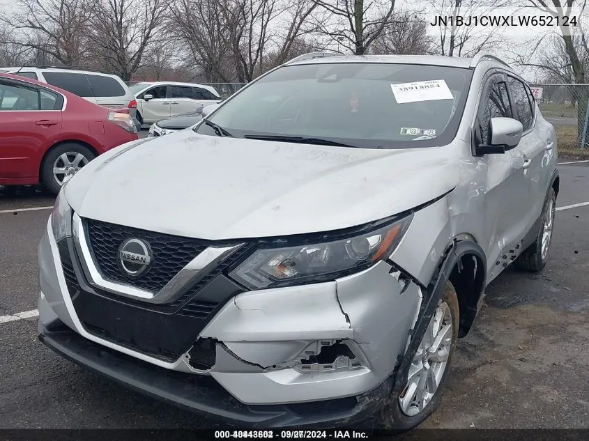 2020 Nissan Rogue Sport Sv Awd Xtronic Cvt VIN: JN1BJ1CWXLW652124 Lot: 40443602