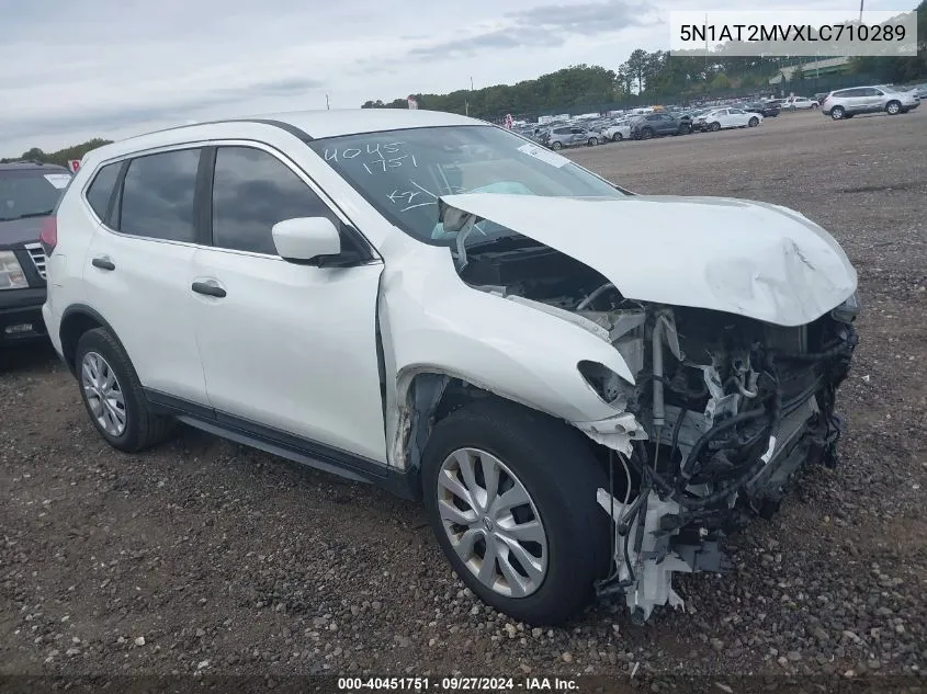 2020 Nissan Rogue S Intelligent Awd VIN: 5N1AT2MVXLC710289 Lot: 40451751