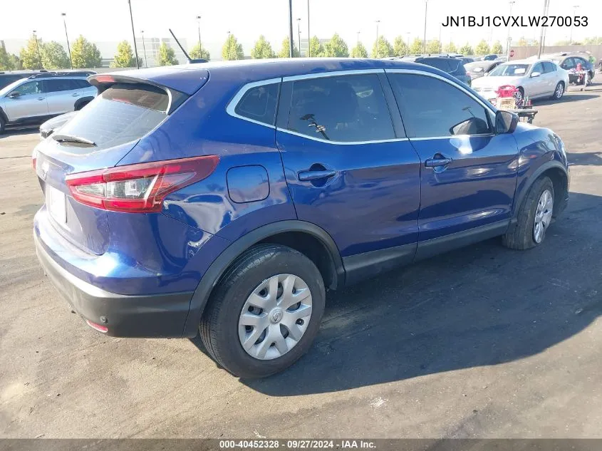 2020 Nissan Rogue Sport S/Sv/Sl VIN: JN1BJ1CVXLW270053 Lot: 40452328