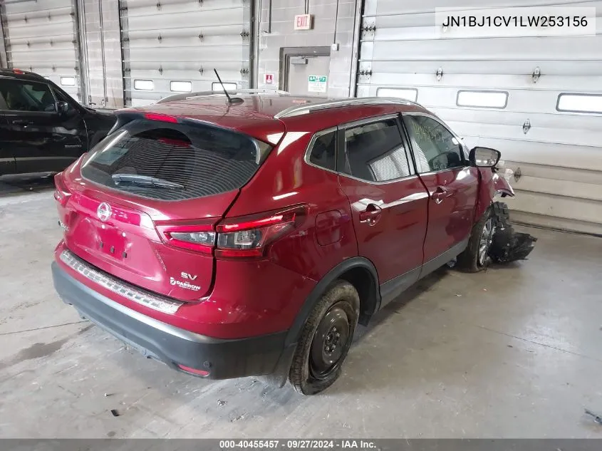 2020 Nissan Rogue Sport Sv Fwd Xtronic Cvt VIN: JN1BJ1CV1LW253156 Lot: 40455457