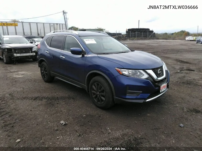 JN8AT2MTXLW036666 2020 Nissan Rogue S Fwd