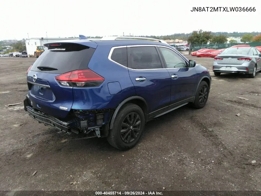 2020 Nissan Rogue S Fwd VIN: JN8AT2MTXLW036666 Lot: 40455714