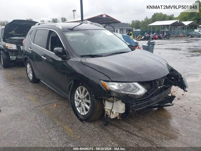 2020 Nissan Rogue S/Sv VIN: KNMAT2MV9LP501848 Lot: 40456372