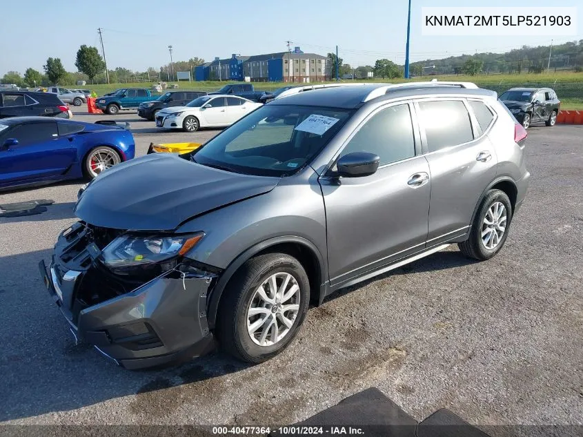 KNMAT2MT5LP521903 2020 Nissan Rogue S/Sv