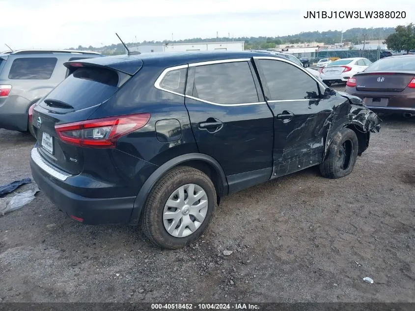 JN1BJ1CW3LW388020 2020 Nissan Rogue Sport S Awd Xtronic Cvt