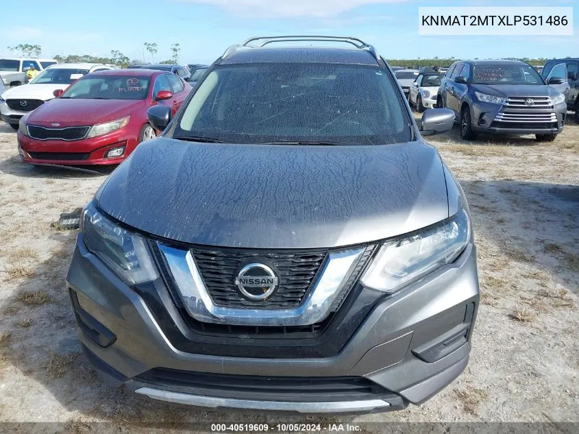 KNMAT2MTXLP531486 2020 Nissan Rogue S/Sv