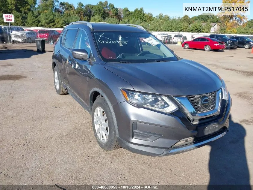 2020 Nissan Rogue Sv Fwd VIN: KNMAT2MT9LP517045 Lot: 40608955