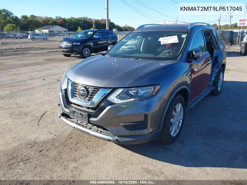 2020 Nissan Rogue Sv Fwd VIN: KNMAT2MT9LP517045 Lot: 40608955