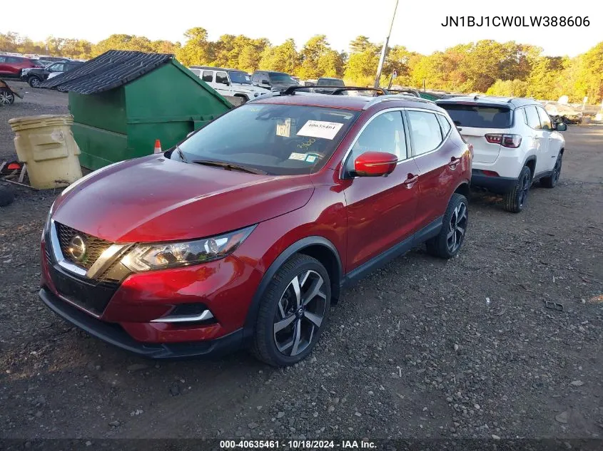 2020 Nissan Rogue Sport Sl Awd Xtronic Cvt VIN: JN1BJ1CW0LW388606 Lot: 40635461