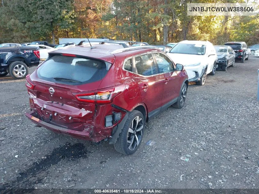 2020 Nissan Rogue Sport Sl Awd Xtronic Cvt VIN: JN1BJ1CW0LW388606 Lot: 40635461