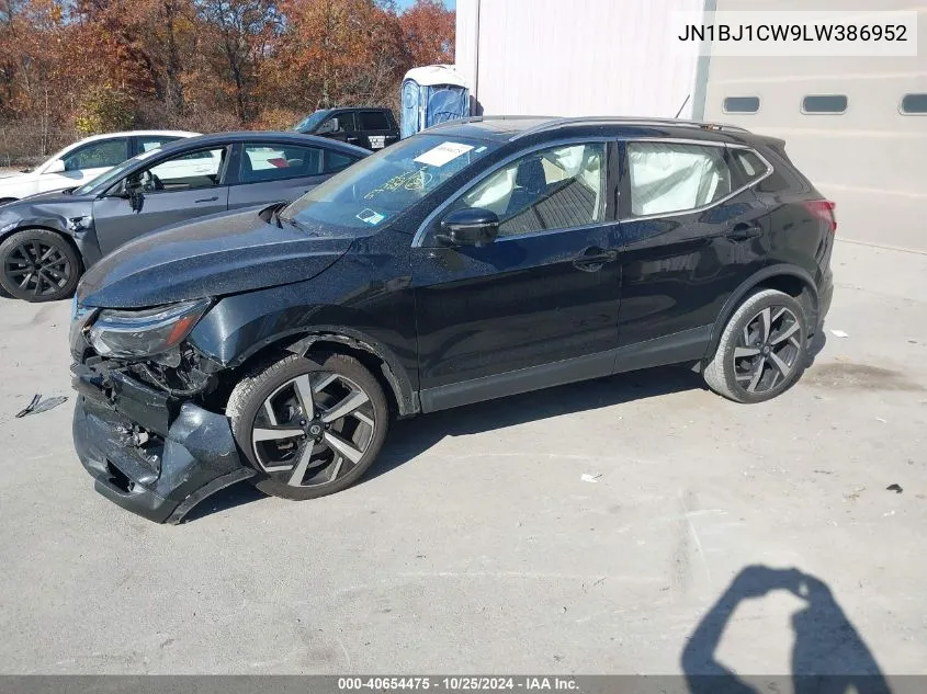 2020 Nissan Rogue Sport Sl Awd Xtronic Cvt VIN: JN1BJ1CW9LW386952 Lot: 40654475