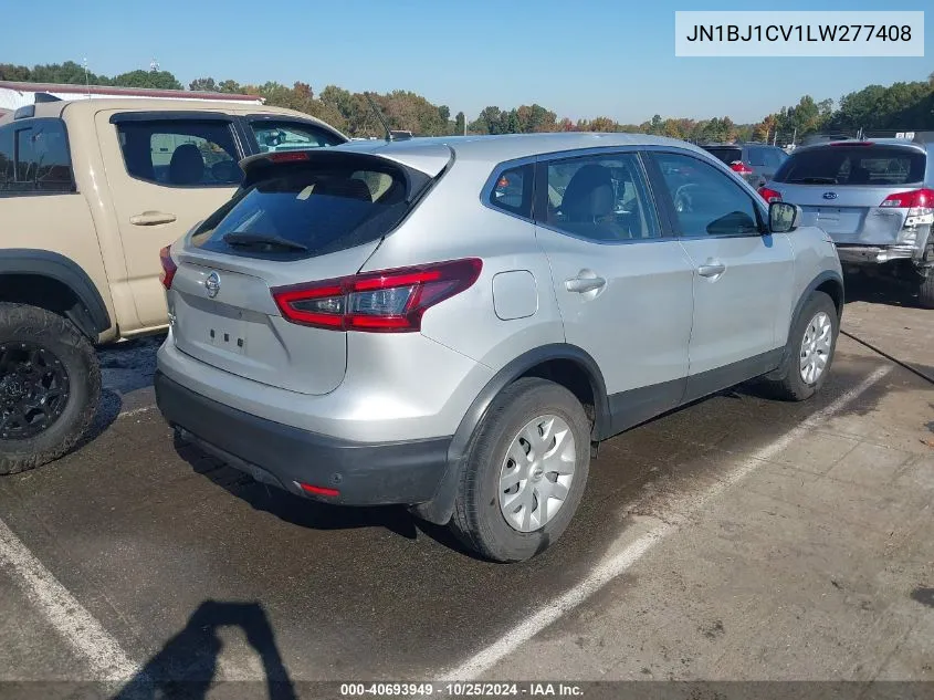 2020 Nissan Rogue Sport S Fwd Xtronic Cvt VIN: JN1BJ1CV1LW277408 Lot: 40693949