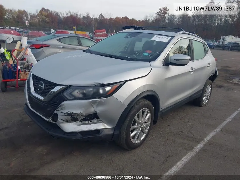 JN1BJ1CW7LW391387 2020 Nissan Rogue Sport Sv Awd Xtronic Cvt