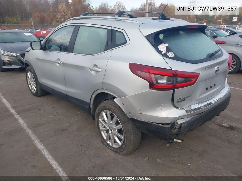 2020 Nissan Rogue Sport Sv Awd Xtronic Cvt VIN: JN1BJ1CW7LW391387 Lot: 40696586