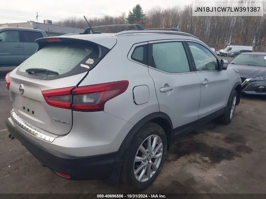 2020 Nissan Rogue Sport Sv Awd Xtronic Cvt VIN: JN1BJ1CW7LW391387 Lot: 40696586