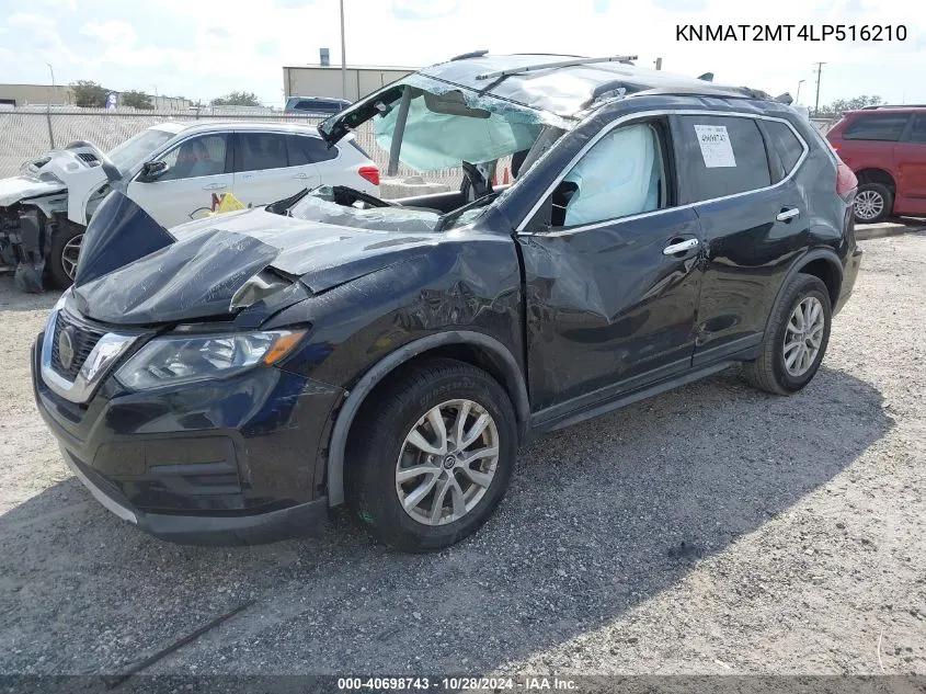 2020 Nissan Rogue Sv Fwd VIN: KNMAT2MT4LP516210 Lot: 40698743