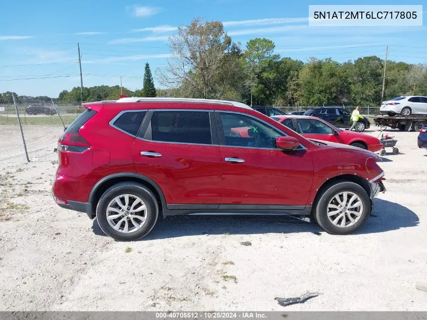 2020 Nissan Rogue Sv Fwd VIN: 5N1AT2MT6LC717805 Lot: 40705512