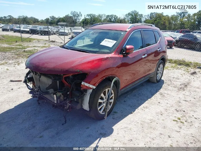 2020 Nissan Rogue Sv Fwd VIN: 5N1AT2MT6LC717805 Lot: 40705512