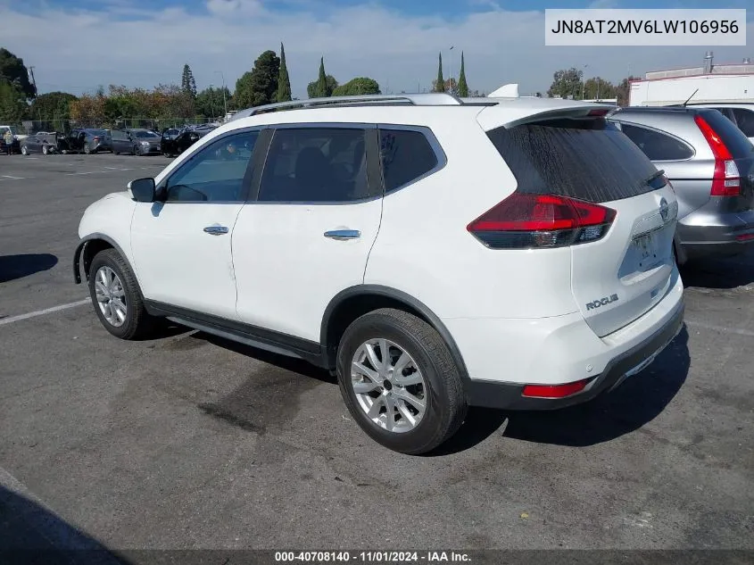 2020 Nissan Rogue Sv Intelligent Awd VIN: JN8AT2MV6LW106956 Lot: 40708140