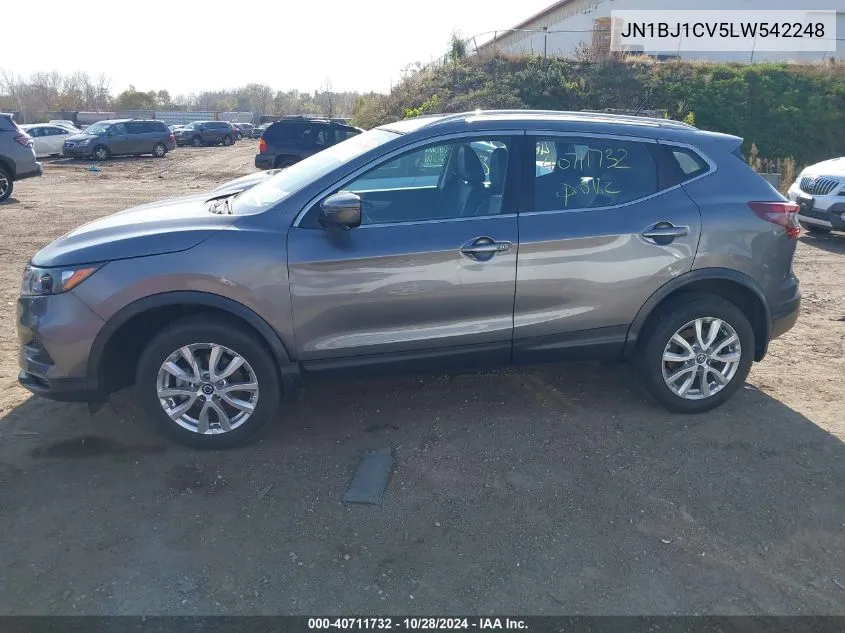 2020 Nissan Rogue Sport Sv Fwd Xtronic Cvt VIN: JN1BJ1CV5LW542248 Lot: 40711732