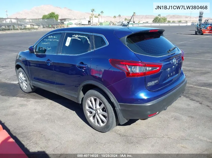 2020 Nissan Rogue Sport S Awd Xtronic Cvt VIN: JN1BJ1CW7LW380468 Lot: 40714025