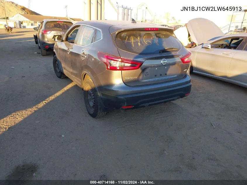 2020 Nissan Rogue Sport S Awd Xtronic Cvt VIN: JN1BJ1CW2LW645913 Lot: 40714168