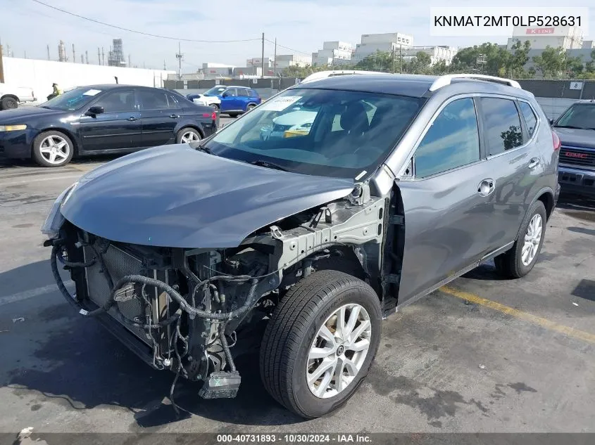 KNMAT2MT0LP528631 2020 Nissan Rogue Sv Fwd