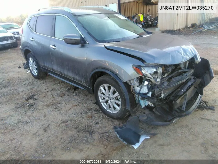 2020 Nissan Rogue S Fwd VIN: JN8AT2MT2LW035270 Lot: 40732061