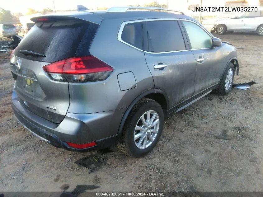 2020 Nissan Rogue S Fwd VIN: JN8AT2MT2LW035270 Lot: 40732061