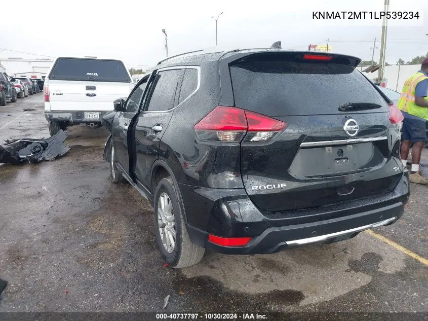 2020 Nissan Rogue Sv Fwd VIN: KNMAT2MT1LP539234 Lot: 40737797