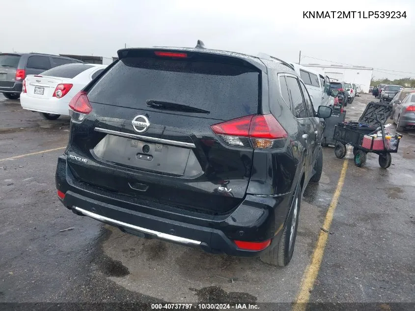 2020 Nissan Rogue Sv Fwd VIN: KNMAT2MT1LP539234 Lot: 40737797