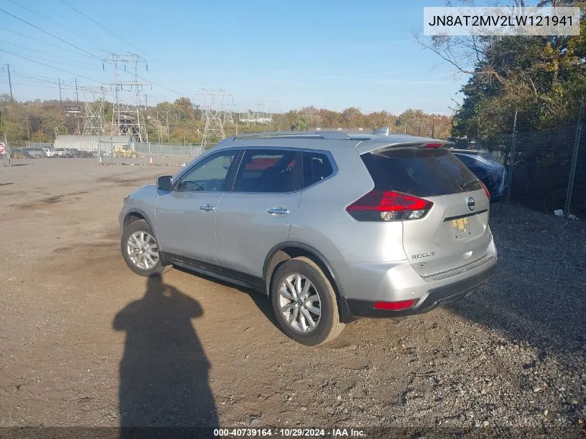 2020 Nissan Rogue Sv Intelligent Awd VIN: JN8AT2MV2LW121941 Lot: 40739164