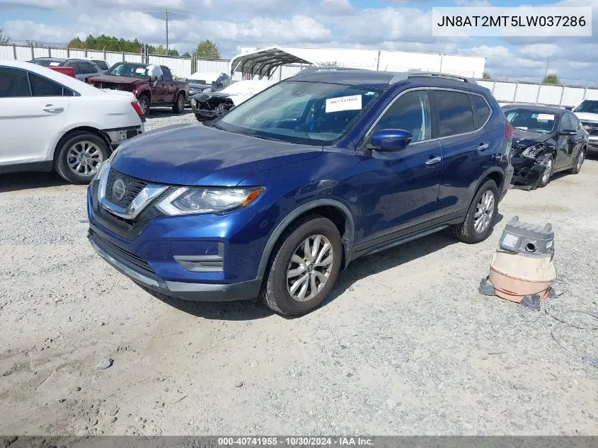 2020 Nissan Rogue S Fwd VIN: JN8AT2MT5LW037286 Lot: 40741955