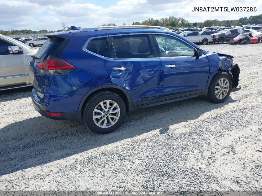 2020 Nissan Rogue S Fwd VIN: JN8AT2MT5LW037286 Lot: 40741955