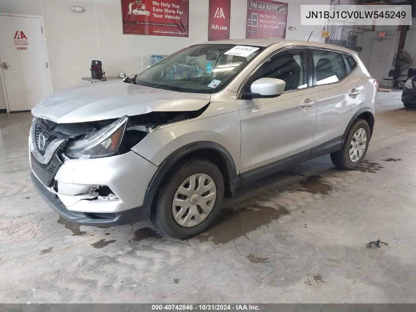 2020 Nissan Rogue Sport S Fwd Xtronic Cvt VIN: JN1BJ1CV0LW545249 Lot: 40742846