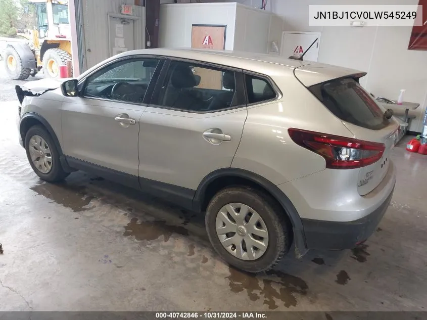 2020 Nissan Rogue Sport S Fwd Xtronic Cvt VIN: JN1BJ1CV0LW545249 Lot: 40742846