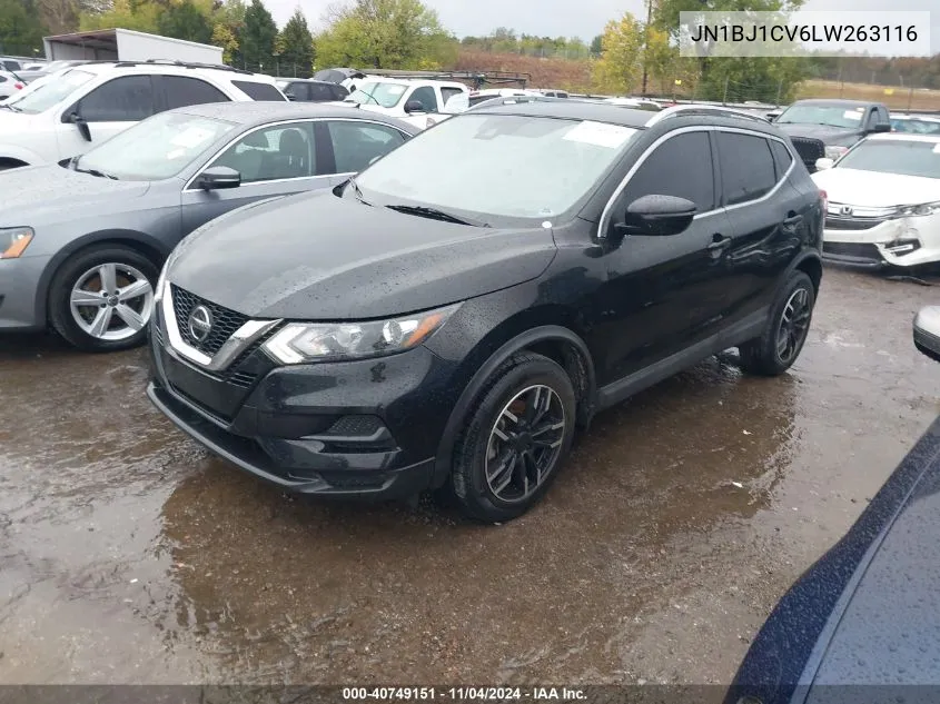 2020 Nissan Rogue Sport Sv Fwd Xtronic Cvt VIN: JN1BJ1CV6LW263116 Lot: 40749151