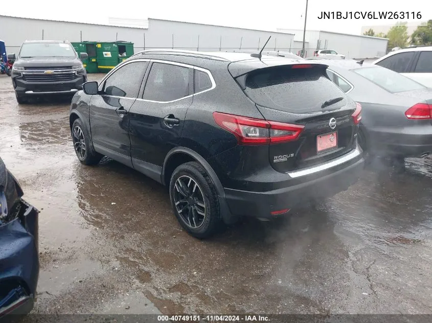 2020 Nissan Rogue Sport Sv Fwd Xtronic Cvt VIN: JN1BJ1CV6LW263116 Lot: 40749151