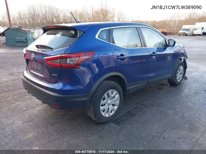 2020 Nissan Rogue Sport S Awd Xtronic Cvt VIN: JN1BJ1CW7LW389090 Lot: 40770516