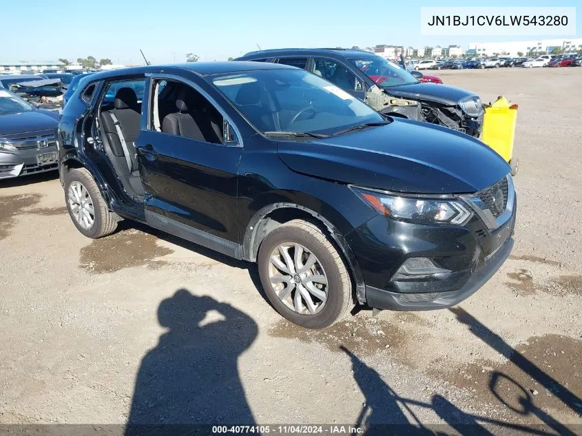 2020 Nissan Rogue Sport S Fwd Xtronic Cvt VIN: JN1BJ1CV6LW543280 Lot: 40774105