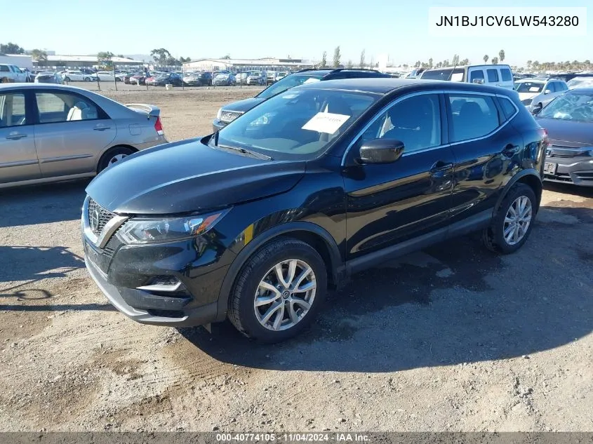 2020 Nissan Rogue Sport S Fwd Xtronic Cvt VIN: JN1BJ1CV6LW543280 Lot: 40774105