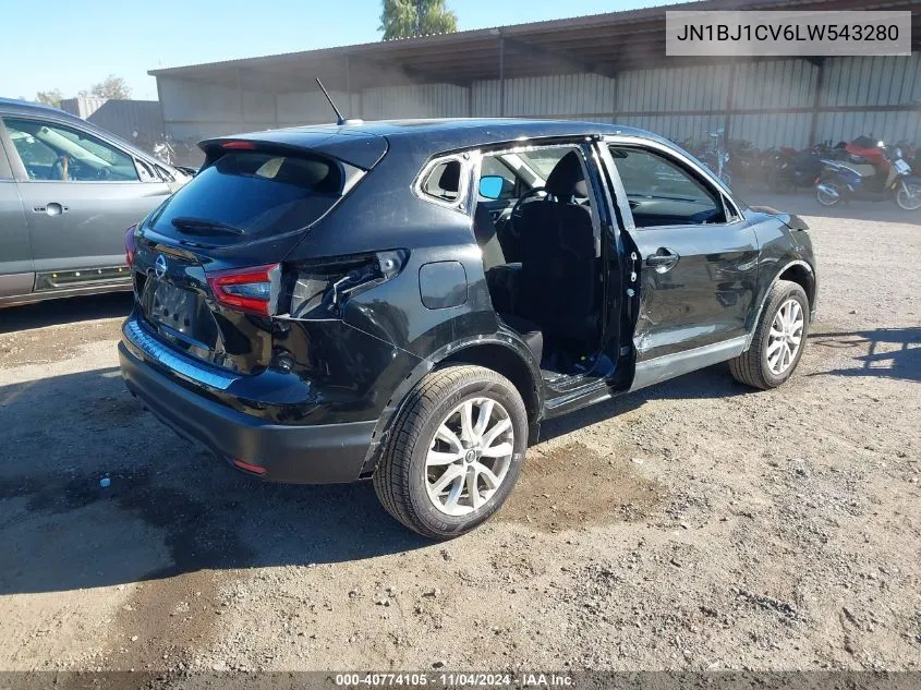 2020 Nissan Rogue Sport S Fwd Xtronic Cvt VIN: JN1BJ1CV6LW543280 Lot: 40774105