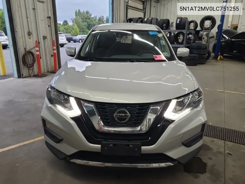 2020 Nissan Rogue S/Sl/Sv VIN: 5N1AT2MV0LC751255 Lot: 40775762